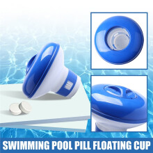 2Pcs Chlorine Dispenser Clorine Float Indoor and Outdoor Pool Chlorine Chemical Diffuser for Wimming Pool Spa Floating