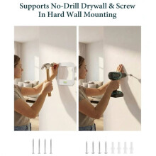 No-Stud No-Drill Metal Wall Mount for Skylight Calendar Max 27" Anti-Scratch Pads for Skylight Calendar