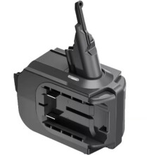 2-in-1 Dual Battery Adapter Compatible with  V7 V8 Vacuum Cleaners for  18V Lithium Batteries