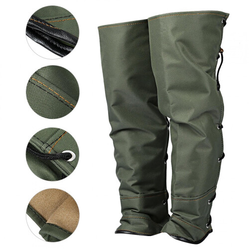 Anti-bite gaiter leg protection military green 1