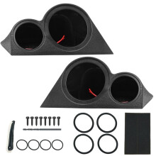 3.5inch Car Audio Horn Holder Bracket Midrange Base 3-Way Frequency Inverted Mold Bracket for Car DVD/CD Players Stand