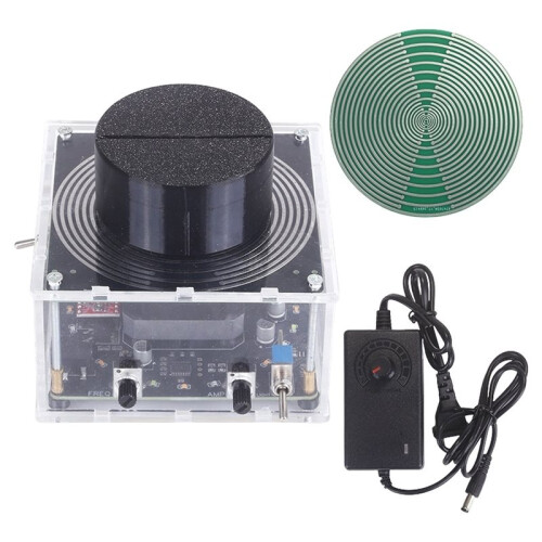 MWO Automatic Rotating Multi-Wave Oscillator Rotating Ornament - Rotating Copper Ring Light & Shadow Ornament EU Plug