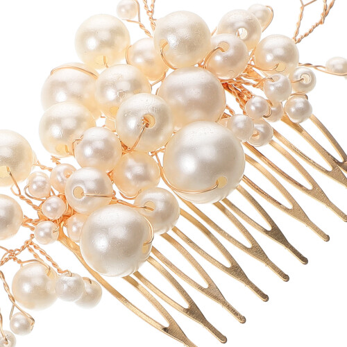 Handmade Plastic Bridal Hair Comb Elegant 1 Piece 1