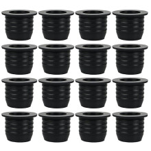 16 Pack Liquor Pour Spout Adapters, Pour Spouts for Large Neck Liquor Bottles, for Alcohol Olive Oil to 25 mm Neck