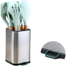 Stainless Steel Countertop Utensil Holder Small Capacity