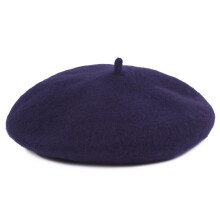 Women's Wool Beret Beanie Hat Winter Warm Outdoor Cap