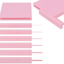 Polymer Clay Bead Roller & Snake Maker, 6 Sizes Strip Hoop Roller Tool for DIY Earring Pendant Jewelry Making