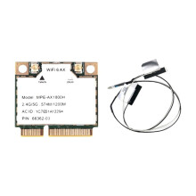 WiFi 6 Dual Band WiFi 6 5.2 Card MT7921 for PCIe Adapter Wireless Network Adapter 2.4G/5Ghz for Laptop/PC