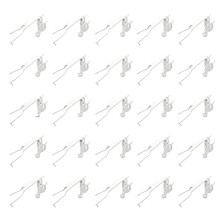 Gutter Clips for Hanging Outdoor Lights, Drain Channel Clamp Fits Gutter Guards Light Clips,Mesh Gutter Guard Compatible