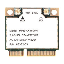 MT7921 Network Card Pcie Adapter AX1800H WiFi 6 5.2 2.4G/5Ghz for Laptop Win10/11