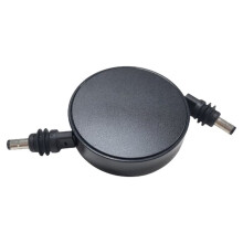 For Starlink Retractable Power Cord DC5521 Plug-and- Portable Cable Ethernet Satellite Cable