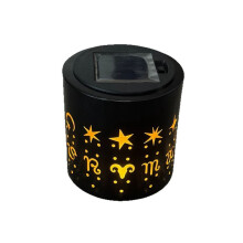 Solar Lights Solar Twelve Projection Wall Light, Waterproof Decorative Ambient Light for Gardens, Patios