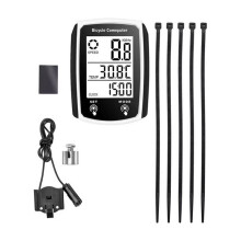 Wired Bike Computer LED Digital Bicycle Speedometer Odometer Touchscreen Cycling Computer Waterproof with Backlight