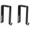 12PCS No Drill Hook Adjustable Cubicle Hangers Metal Wardrobe Hook Partition Hanger Universal Cubicle Hooks Accessories 1