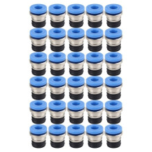 30pcs ECAS04 Pneumatic Connector Embedded Collet Clips Bowden Extruder Connector for Extruder Embeddable Tube Ptfe Tube
