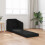 VidaXL vidaXL Folding Sofa Bed Black 65 x 80 x 83 cm Fabric 1