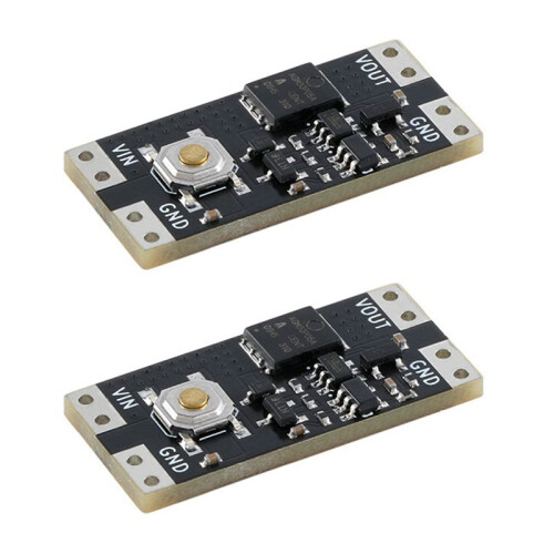 2Pcs Single Bond Button Bistable  Module 4.5-26V 1.3UA Load 10A Low Power Wide Voltage  One Key  Module 1