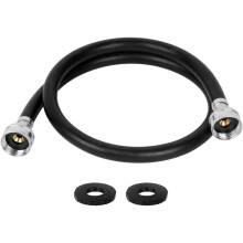 Washing Machine Hose,Rubber Washer Hose Supply with 3/4"FHT Connectors Short to Moderate-Residential Water Supply,