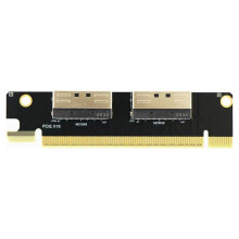 PCIe 4.0 X16 Naar Dual MCIO X8 Bifurcatie Splitter Kaart PCIe Naar MCIO Adapter voor GPU AI Training VFX Render Werkstation