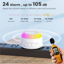 Tuya WiFi Siren Ljud- och Ljuslarmsensor APP Säkerhet för Vibration CO VOC PIR Rörelsedetekteringsvarning Storbritannien