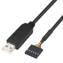 USB to TTL Serial 5V Adapter Cable TTL232 6 Pin Female Socket Header Download Debug Cable Adapter Module for 6ft