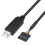 USB to TTL Serial 5V Adapter Cable TTL232 6 Pin Female Socket Header Download Debug Cable Adapter Module for  6ft 2