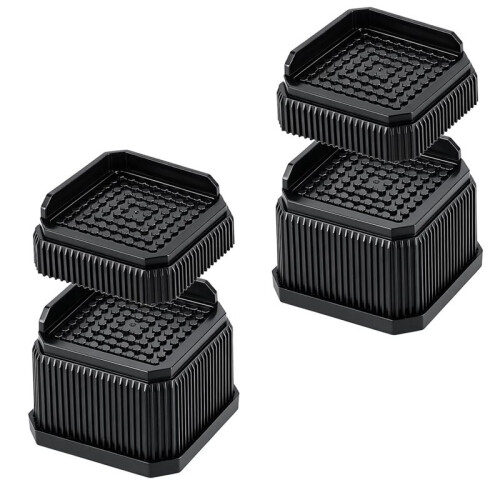 4 Pack Stackable Treadmill Incline Riser Blocks, Walking Pad Incline Risers for Gym and Home