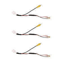 Auto Achteruitrijcamera Bedrading Harness 4-Pin Kabel Plug Adapter Navigatie Connector voor voor