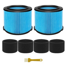 VF3500-Filter voor Rigid 4-Gallon Winkelstofzuiger, 26643 Fijne Stoffilter voor 3/4/4,5-Gallon Stofzuiger, Vervang WD40700, WD30500
