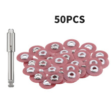 50 Stuks Afwerkings- en Polijstschijven Set voor Composieten, Keramiek en Glas Ionomeer Materialen 9,5 mm Grof Zand