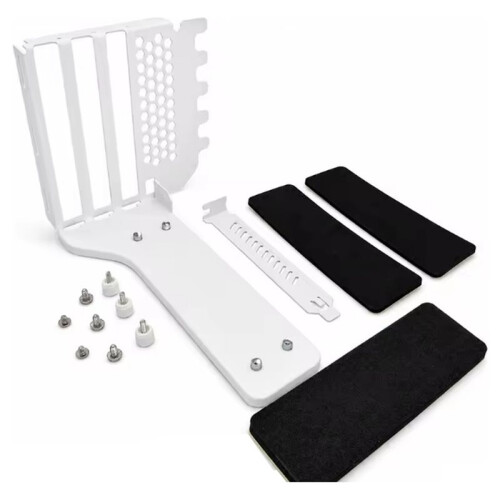 PCIe X16 90-Degree Vertical GPU Mount Bracket with High-Speed 4.0 Support for Gaming Computer Case