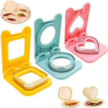 Uncrustable Sandwich Cutter, Crustless Sandwich Sealer, Cut and Seal Sandwich Maker for Kids Lunch for Toddler Lunchbox