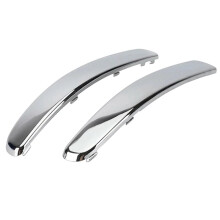 Chrome Silver Front Bumper Moulding Lower Trim Cover for 500 2007-2015 735455057 735455056