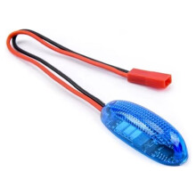 Low Voltage Warning Navigation Light with LED Alarm, Suitable for ROGs Fixed-Wing Aircraft, Quadcopters