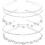 Bridal Headbands Rhinestone Silver 4 pcs 4