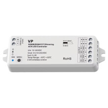 4CH Standalone Control RF Dimmer KIT DC12V 24V LED Controller 4 Channel 2.4G Remote for RGBW RGB CCT Dim LED Strip