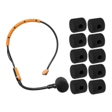 10 Pcs Mic Covers Filter for SM31FH SM31 Fitness Headset, PGA31, P31 Headset Microphone Bulk Value Bundle