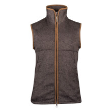JACK PYKE Melange Fleece Gilet Brown XX-Large