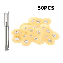 50 Stück Finishing- und Polierdiscs Kit für Verbundstoffe, Keramiken und Glas-Ionomer-Materialien 9,5 mm Extra-Feines Sandpapier