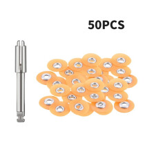 50 Stuks Afwerkings- en Polijstschijven Kit Composieten Keramiek en Glas Ionomer Materialen 9.5mm Fijne Zand
