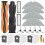 Accessories for  D20 Pro  Vacuum Cleaner Replacement Accessories Main Side Brush Filter Mop Dust Bag 18pcs 1