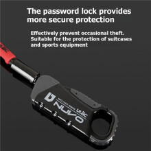 ULAC Bicycle Nuvo Lock ULAC K6D Bicycle Combo Lock Three Digit Password Combination Password Security Lock for Bicycle Green