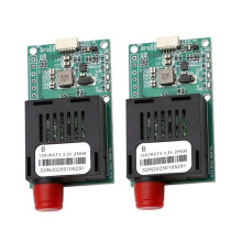 2PCS 25KM TTL Optical Transceiver Module Optical Transceiver FC/UPC TTL Fiber Transceiver Optical Terminal Equipment RX