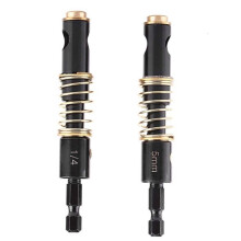 Set di Punte da Trapano A Cerniera Auto-Centranti 2 Pz Reaming Drilling Legno Plastica 1/4 Pollice Esagonale (5Mm)