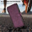 Magnetic Clasp Flip Stand Case for iPhone 17 Dark Purple 7