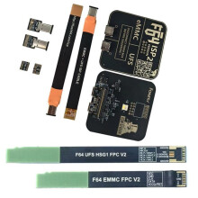 LAST NEW F64 UFS/EMMC ISP V2 Adapter SET Flash 64 UFS & EMMC ISP V2 FPC Flex Cable Set for F64 Flash 64 Box