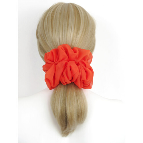 Soft Chiffon Scrunchies 38 Colors Large Ponytail Holders 1
