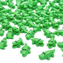 120 Figurines de Crocodiles Miniatures, Modèles de Crocodiles en Résine à Bouche Ouverte/Fermée pour Paysages de Mousse, DIY de Terrariums