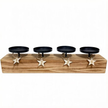 4-Pillar Candelabra - Elegant Tabletop Candle Holder Centerpiece for Weddings & Home Decor
