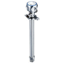 12 Zoll Frostfreier Sillcock Außenwasserhahn Dualschlauch Bleifreies Messing Wasserhahn mit 1/2" NPT Eingang